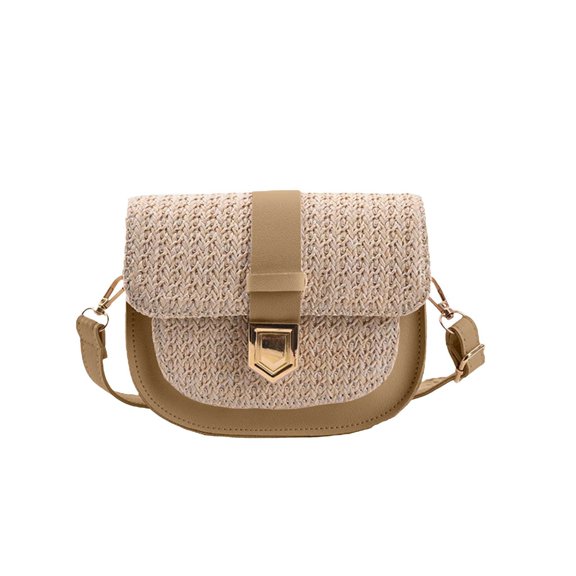 NOKIO Ladies' Elegant Shoulder Bag, Women'S Casual Sling Bag, Crossbody Bag With Multiple Compartments Women's Bag Braided Bag Simple Small Fresh Single Shoulder Crossbody Bag Saddle Bag