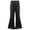 Black, variant on iiniim Kids Girls Shiny Sequin Dance Pants Wide Leg Bell-Bottoms Trousers for Jazz Hip-Hop Street Dancing