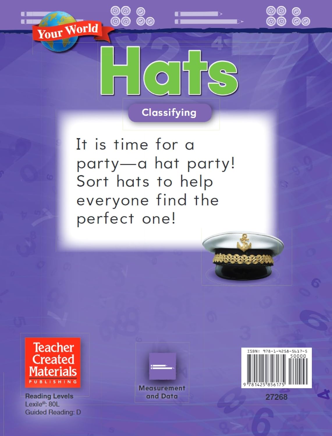 Measurement & Data: Grades K-1 (8-Book Set)