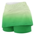 thumbnail image 4 of ITSAME Womens Tennis Skirts, Plus Size High Waist Pleated Golf Summer Stretch Althletic Skorts Green, 4 of 6