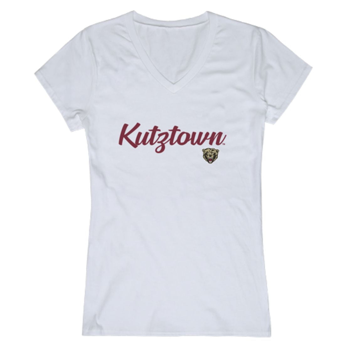 Kutztown University of Pennsylvania Golden Bears Womens Script Tee T ...