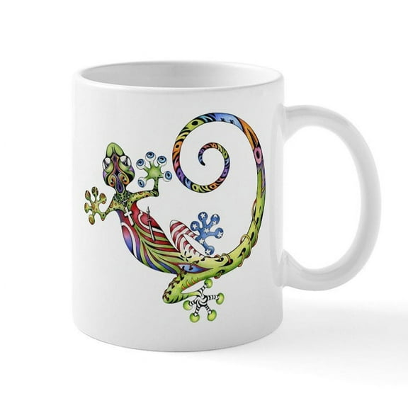CafePress - ART GECKO Mug - 11 oz Ceramic Mug - Novelty Coffee Tea Cup