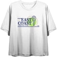 thumbnail image 4 of East Coast Athletic Club NYC Women's White Crop Tee-XS, 4 of 6
