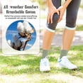 thumbnail image 4 of VEGCOO Cotton Mid-Calf Crew Socks 10 Pairs for Casual Athletic Daily Wear, 4 of 7