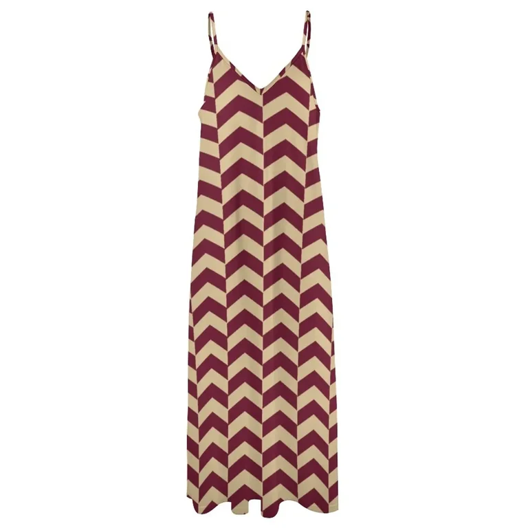 Tallahassee Chevron Sleeveless Dress Bridesmaid dress woman birthday dress  dresses ladies 2025 - Walmart.com
