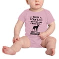 thumbnail image 2 of Sorry I Can't I Have Plans With My Scottish Deerhound Love Pet Dog Funny Infant Baby Bodysuit (Pink, 12-18 Months), 2 of 5