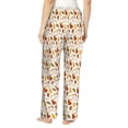 thumbnail image 2 of Bixox Women's Autumn Pears Patterned Pajama Pants Loungewear, 2 of 5