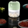 thumbnail image 1 of CC TOY Mini USB Wireless Electric Garlic Masher Press Mincer Vegetable Chili Meat Grinder Food, 1 of 6