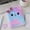 #5042-Multicolor, variant on Creatitoy 80 Pages Kawaii Cartoon Cat Plush Cover Notebook, Portable Polyester Journal Diary for Writing Drawing Note Taking Birthday Gift, Multicolor Available