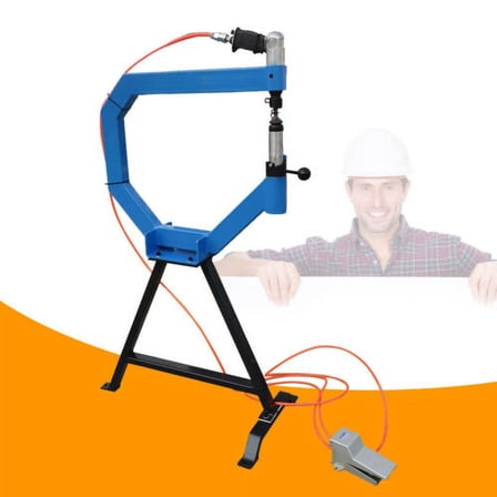 4" Throat Pneumatic Planishing Hammer Polisher & Cast-Iron Stand 1"/2"/3" Anvil