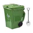 thumbnail image 2 of 3D Mugs with Shovel, Funny Recycling Bin Coffee Mug, Ceramic Trash Can Shaped Mug with Lid, Novelty Drinking Mugs for College Students Dining Room Teachers Office Restaurant Kitchen, 2 of 9