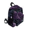 thumbnail image 2 of FORMRS School Backpack with Front Zippered Pocket 12" Student Travel Daypack, Roses and Pearls, 2 of 6