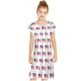 thumbnail image 5 of Independence Day Outfit for Toddler Girl American Flag Dress 4th of July Patriotic Clothes Red, White, and Blue, 5 of 5
