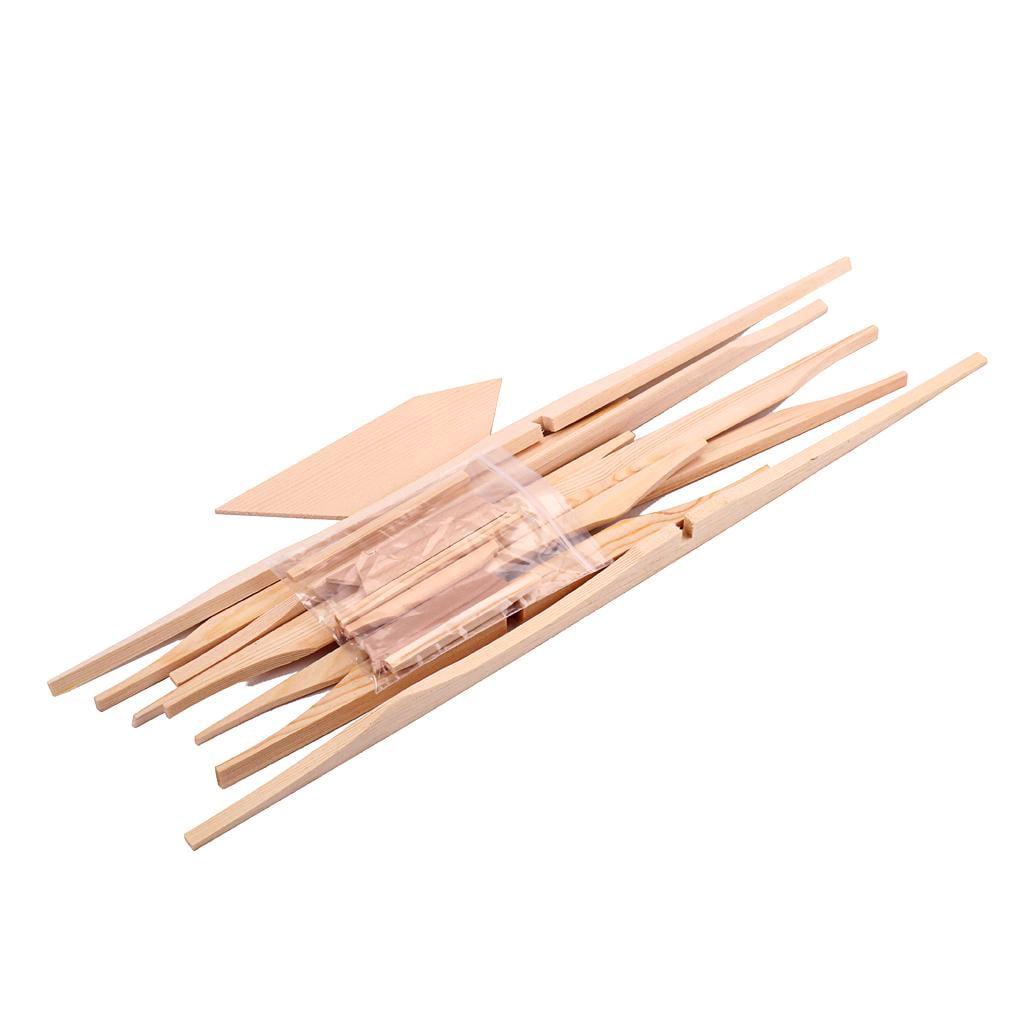 LeeQinersw 17pcs Spruce Brace Wood Kit For 41''Acoustic/Folk Guitar Luthier DIY Part #1