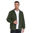 thumbnail image 2 of Iceglad Men's Lightweight jacket Full Zip Windbreaker Athletic Jacket with Pockets Size Up Recommended Casual Track Jacket Breathable Outdoor Running Sportswear Coat for Training Fitness, 2 of 8