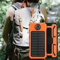 thumbnail image 2 of JTNeq Versatile 10000mAh Solar Power Bank with Outdoor Emergency Light and Fast Charging for Mobile Phones, 2 of 9
