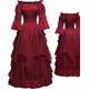 thumbnail image 1 of Vestido renacentista para mujer | Vestido con cintura alta elástica | Vestido con espalda en forma de U |, 1 of 5