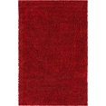 thumbnail image 2 of Unique Loom Everyday Shag Plush Area Rug 6' x 9' Rectangle in Cherry Red, 2 of 4