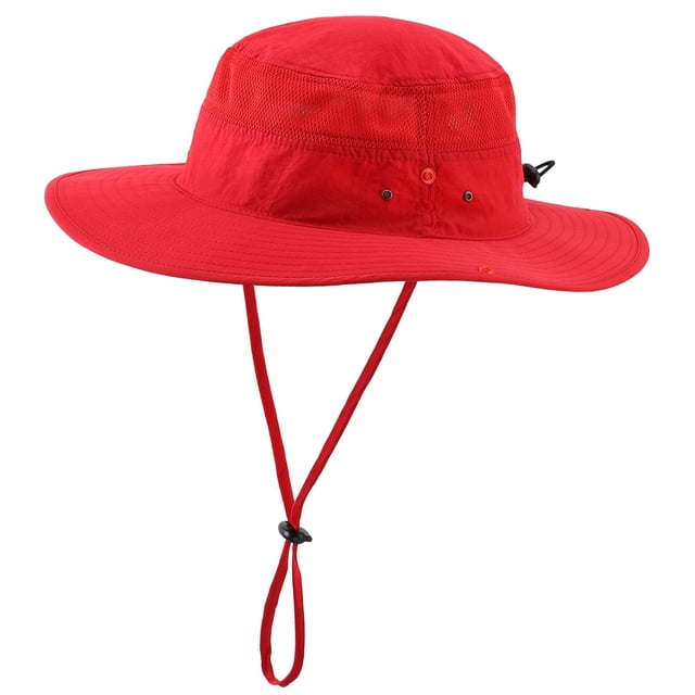 Connectyle Sombrero de Sol de ala Ancha para Hombres Sombrero Boonie de Vaquero Transpirable UPF 50+ Sombrero de protección Solar para Pesca Senderismo