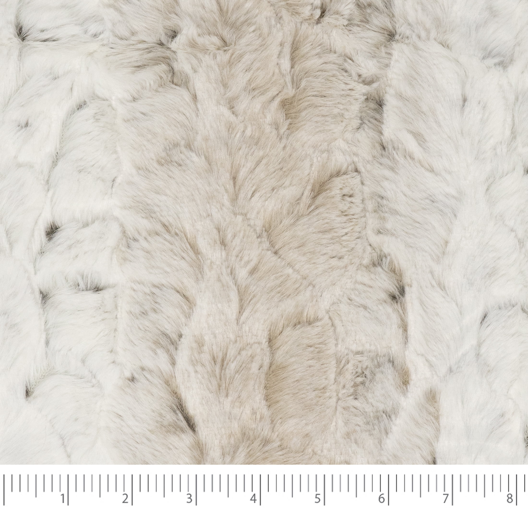 RTC Fabrics, 1.5 Yard Cut 100% Polyester Fleece Print Fabric, Twotone Furcream, 60" Wide For Quilting & Sewing