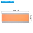 thumbnail image 2 of Uxcell Guided Reading Strips Tracking Highlight Colored Overlay Bookmark Orange 12 Pcs, 2 of 6