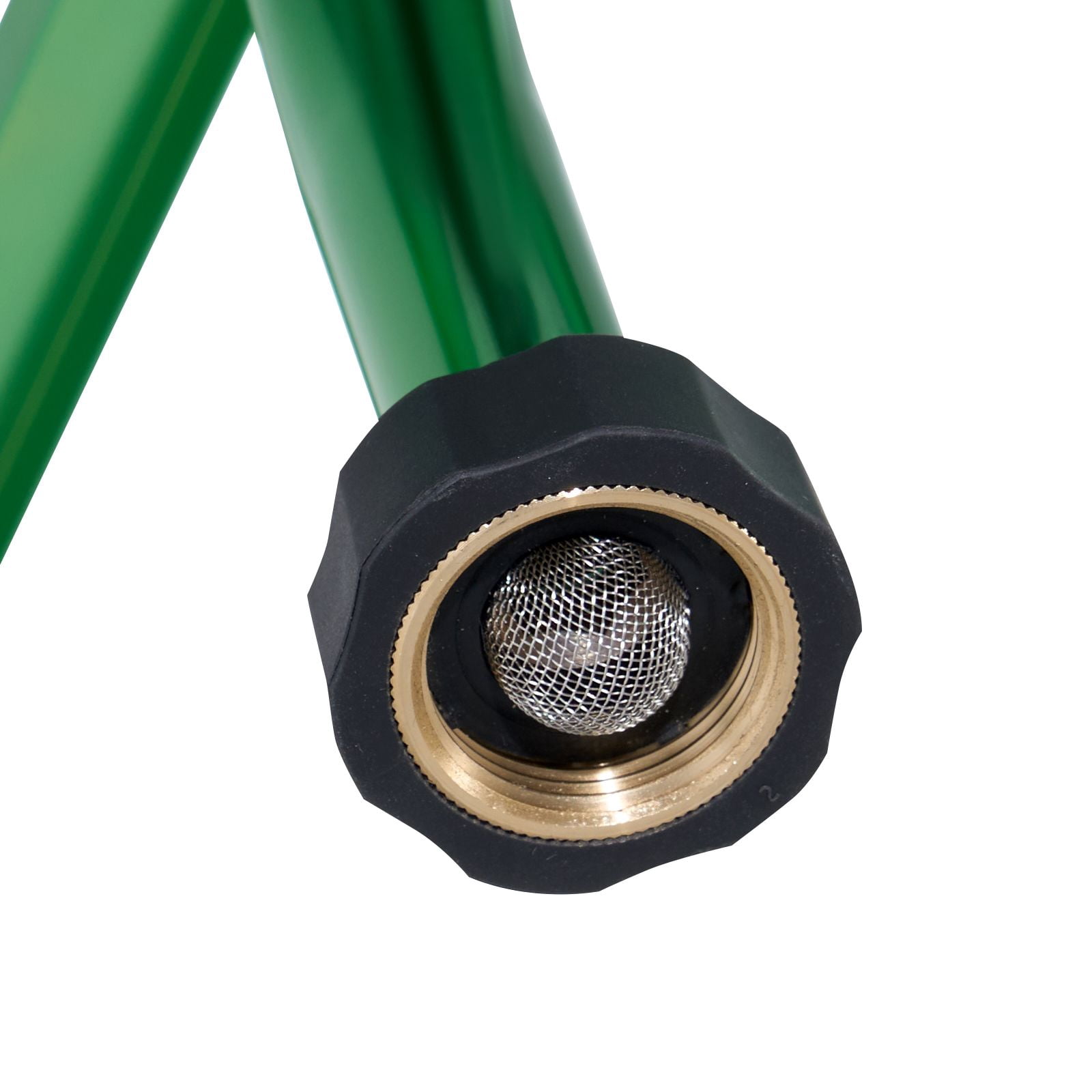 Tripod Sprinkler with 42 ft Spray Radius, Adjustable 0-360° Head, 3-Level Height 17-37", for Lawn Garden Irrigation