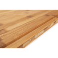 thumbnail image 3 of Camco Cutting Board 43545 Countertop Use; Natural; Bamboo; With Counter Edge And Juice Groove, 3 of 15