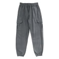 thumbnail image 5 of Zszcpp Wide Leg Pants Men'S Autumn Large Size Long Simple Drawstring Pocket Solid Loose Lounge Trousers Casual Trouser Linen, 5 of 5
