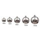 thumbnail image 3 of Bolas de plata claras grandes de 15 cm para decoración de árboles de Navidad, adornos para bodas, fiestas de Navidad para Año Nuevo 2023, decoración del hogar, regalo de Navidad, 3 of 5