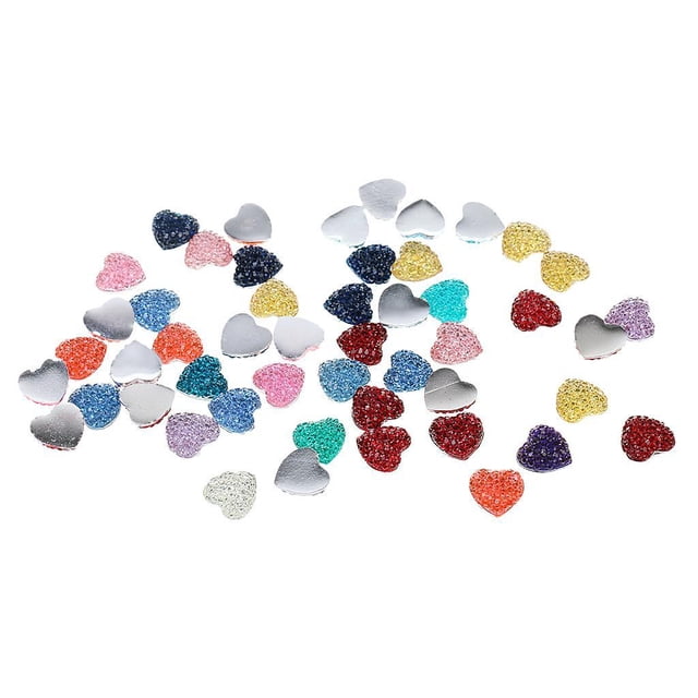 50 piezas con forma de , apliques , botones, cabujón, manualidades para álbumes de recortes de bricolaje perfecl Manualidades