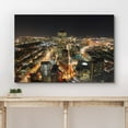 thumbnail image 3 of wall26 Canvas Print Wall Art Boston, Massachusetts Bay Night Skyline Architecture &amp; Maps Cityscape Photography Realism Global Scenic Colorful Multicolor for Living Room, Bedroom, Office - 12&quot, 3 of 5