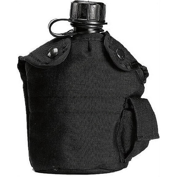 Rothco Enhanced Nylon 1Qt Canteen Cover, Black