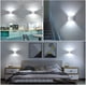 thumbnail image 2 of Luz de pared Interior LED Iluminación ajustable Luz de pared 10W Lámpara de pared moderna Luz de pared hacia arriba Luz decorativa de aluminio para dormitorio Sala de estar Pasillo, blanco frío Ormromra LHH-0466, 2 of 2