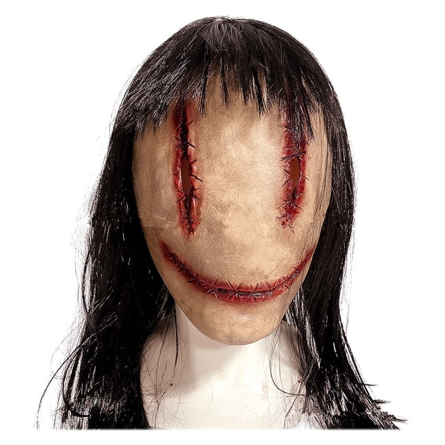 Shisuyan Vertical Stitching Halloween Mask Latex 1Pcs 11.79X11.79X0.39in