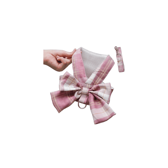 GASTROPOD Small Dog Harness Lightweight and Portable Dog Vest Antifouling Easy to Clean Dog Harness for Small Dogs,Dark Pink Vest