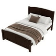 thumbnail image 6 of Bellemave Full Size Bed Frame, Wood Platform Bed with Headboard and Footboard, Farmhouse Style Full Bed Frame with Support Slats and Strong Structure, No Box Spring Needed-Espresso, 6 of 9