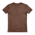 thumbnail image 4 of Domuza Men's Henley Shirt Casual Short Sleeve Button Down Basic Tees Slim Fit T Shirts Summer Fashion Distressed Comfy Top Brown 2XL, 4 of 4