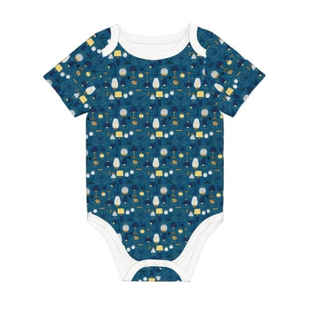 

Coaee Various Lights for Soft Cotton Baby Short-Sleeve Bodysuit Baby Girls Boys Bodysuit Romper