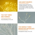 thumbnail image 2 of Branch Tree Lights 120 LEDs Table Lamp 8 Lighting Modes IP44 Waterproof Branch Fairy Light USB Cable Battery Powered Decor Desk Light Remote Control for Bedroom Living Room, 2 of 7