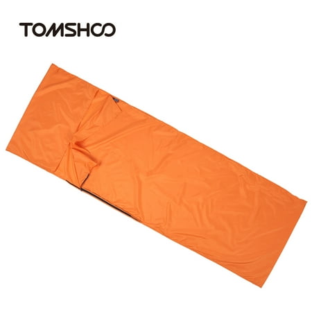 TOMSHOO 70*210CM Outdoor Travel Camping Hiking Polyester Pongee Healthy Sleeping Bag Liner with Pillowcase Portable Lightweight Business Trip