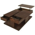 thumbnail image 2 of Progressive Furniture Le Mans Double Lift Top Wood Coffee Table Mozambique Brown, 2 of 5