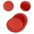 thumbnail image 3 of Taburete de bar con asiento de repuesto perfecl rojo resistente al agua, 3 of 6