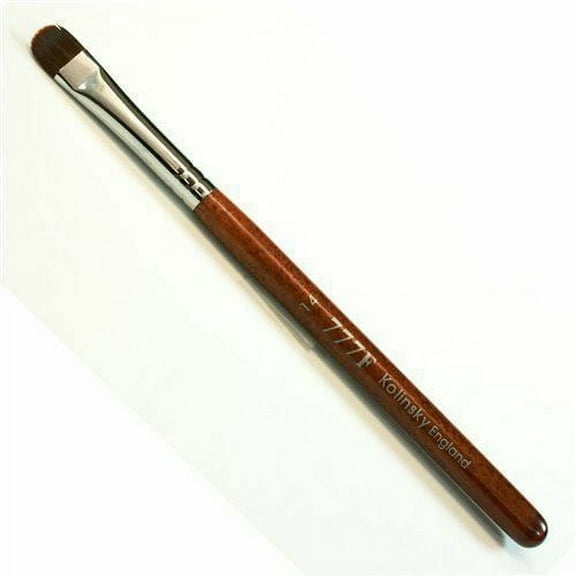 Manicure & Pedicure French Brush 777F Red Wood Handle, Size #14