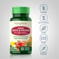 Piping Rock Super Fruits and Veggies 60 Veggie Supplement Pills Natural Health Support Non