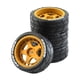 thumbnail image 2 of Neumáticos de Rally 4 pieza de rueda de 12mm en neumáticos rrape de carretera resistentes TT02 XV01 1:10 RC en Naranja Yotijar neumáticos de coche rc, 2 of 4