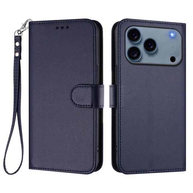 Funda Cartera GANGXUN para iPhone 17 Pro Max – Cierre Magnético, Protección RFID, Correa Desmontable, Compatible con Carga Inalámbrica