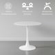 thumbnail image 3 of Ilios Innova | Mesa Redonda Tuli de 80 cm, Comedor Moderno Minimalista Tipo Tulip, Base de Pedestal Robusta, Ideal para Desayunador, Cocina o Departamentos Pequeños, 3 of 9