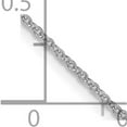thumbnail image 5 of 14K White Gold Jbsp's 1.1mm Flat Cable Chain (24 X 1.1) Made In Italy 1628-24, 5 of 5