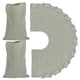 thumbnail image 4 of 50 Uds bolsa de lavandería grande resistente organizador de ropa sucia bolsa de lavado de viaje se adapta a un cesto o cesta de lavandería verde, 4 of 6