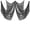 A002- Black, variant on Creepy Halloween Decorations 72 X 30 Inch Halloween Creepy Cloth Spooky Halloween Decor for Indoor Outdoor Haunted House Halloween Party Decor White 1 Pc